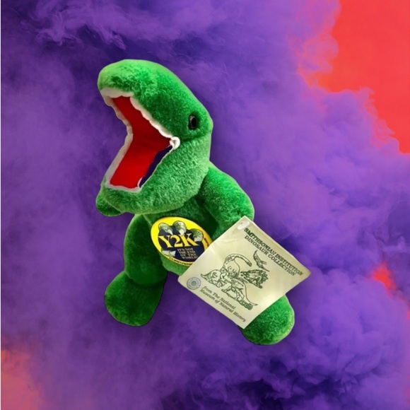 Y2K NWT Crocodile Vintage Stuffed Animal - Picture 1 of 4